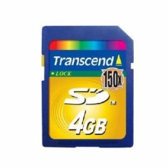 Transcend Secure Digital 150x 4Gb -  1