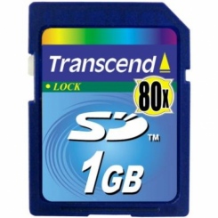 Transcend Secure Digital 80x 1Gb -  2