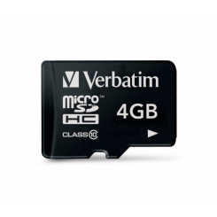 Verbatim MicroSDHC Class 10 4GB -  2