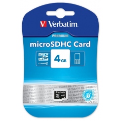 Verbatim MicroSDHC Class 10 4GB -  1