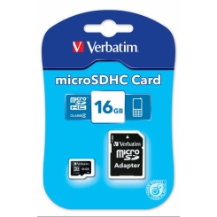Verbatim MicroSDHC Class 4 16 Gb -  1
