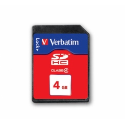 Verbatim SDHC Class 4 4GB -  1