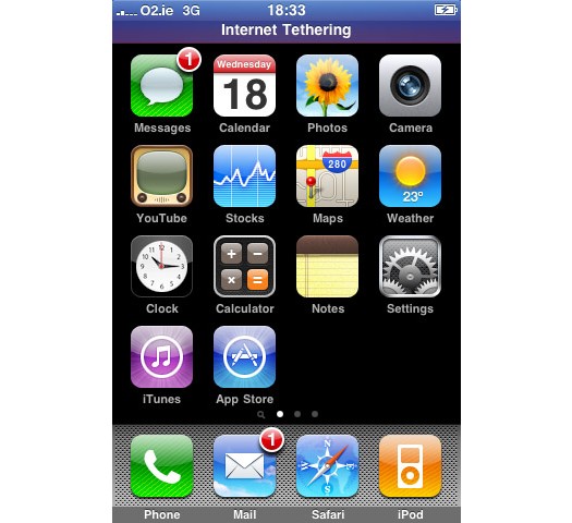 iPhone Internet Tethering