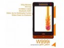    Sony Ericsson W999i