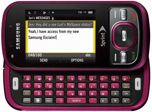 Samsung Exclaim M550