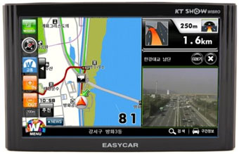Easycar KT Show WiBRO Navigation