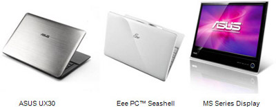 ASUS UX30, ASUS Eee PC Seashell  ASUS MS