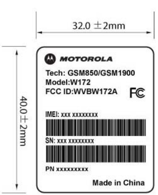 Motorola W172