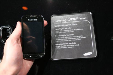 Samsung Omnia II  Samsung OmniaPRO - 