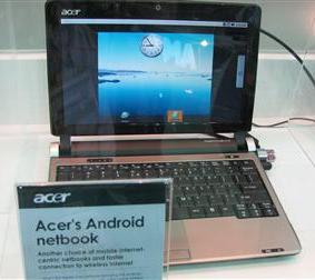 acer android netbook