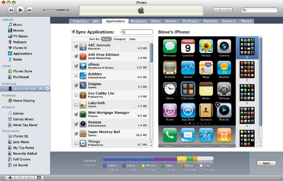 iTunes 9