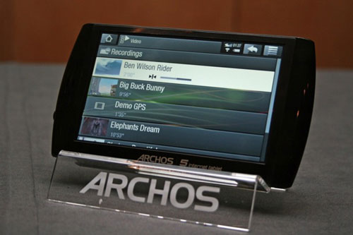 Archos 5 Internet Table