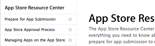 App Store Resource Center