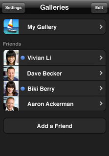 MobileMe Gallery