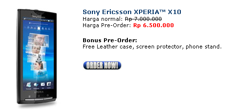 Sony Ericsson
Xperia X10