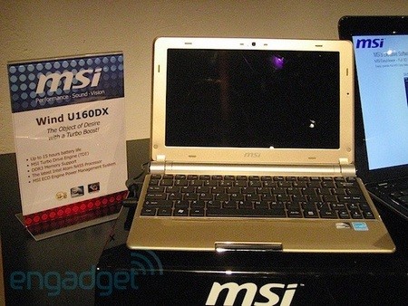 MSI   Wind U160DX   
     Computex 2010