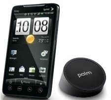 HTC EVO 4G  Palm
Touchstone