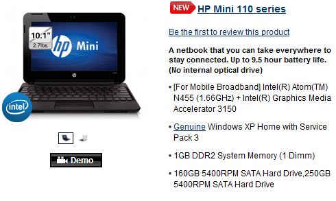  HP Mini 110