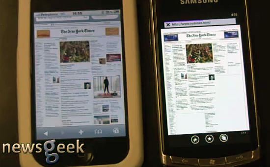 iPhone 3GS  Samsung Taylor