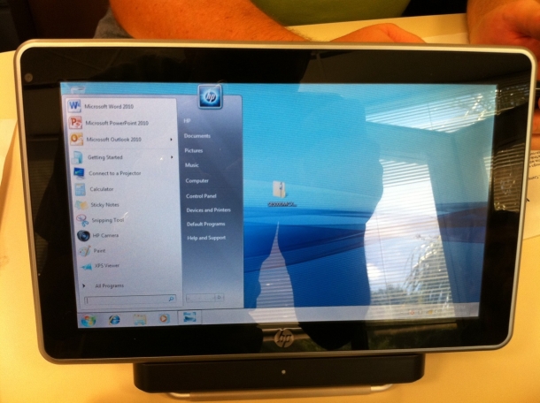   HP Slate   Windows 7  