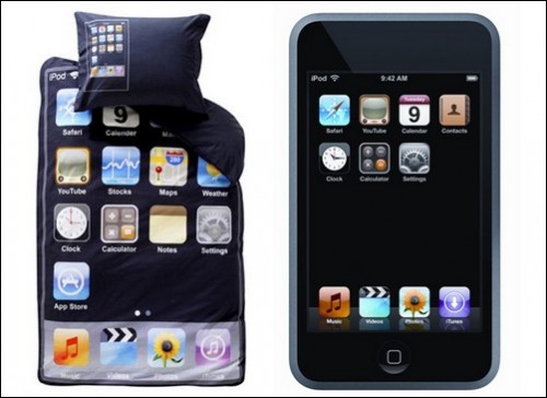 iPod Touch Themed Bedding