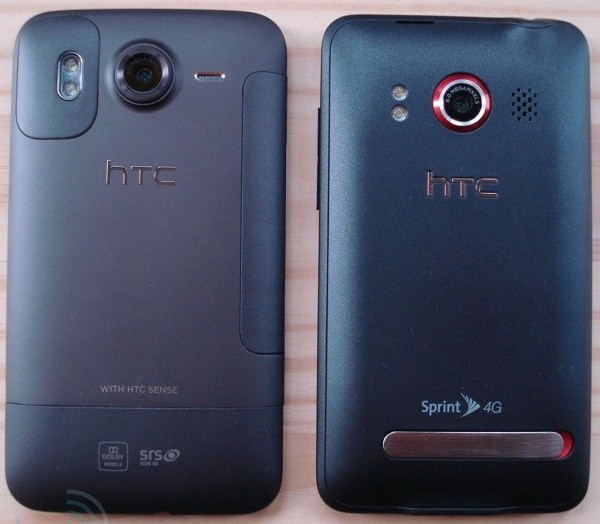 HTC Desire HD vs EVO 4G