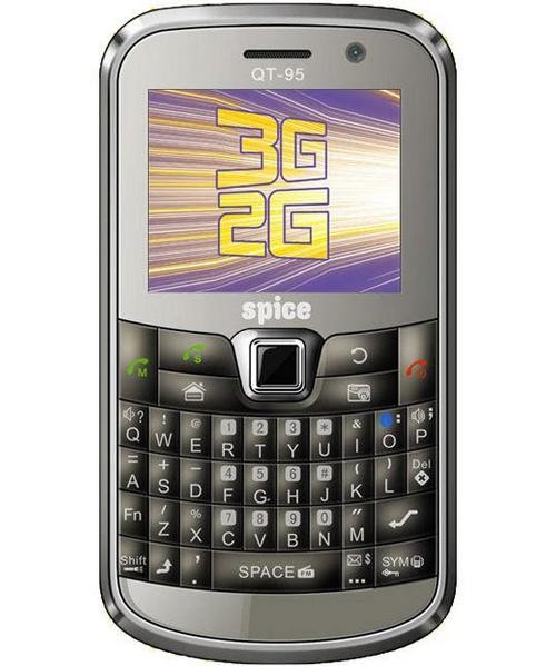 Spice Mobile QT-95:   QWERTY 3G-   SIM-