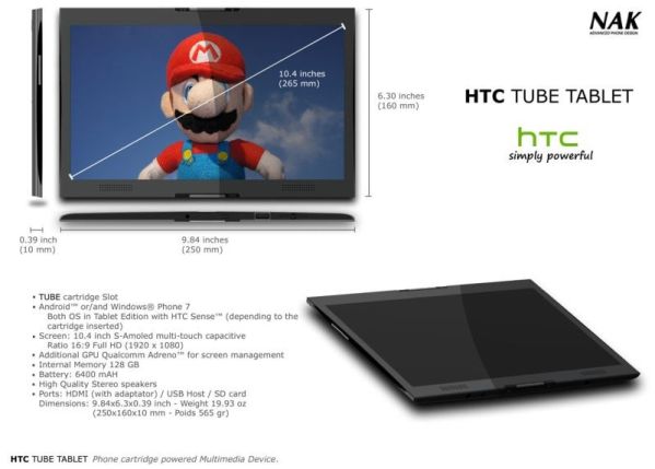 HTC Tube Tablet