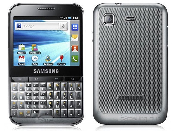Samsung Galaxy Pro:    QWERTY-