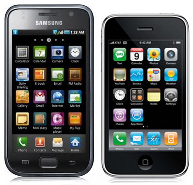 Samsung Galaxy S  iPhone