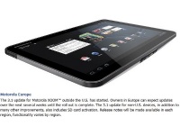Android 3.1   Motorola Xoom       