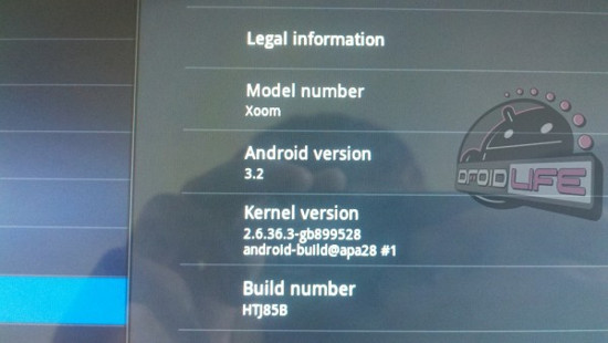 Motorola XOOM  Android 3.2