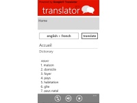 Translator Pro  Google   Windows Phone 7