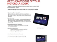 Verizon  Android 3.2  Motorola Xoom 3G