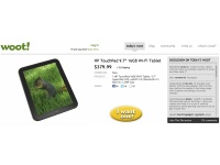  Woot.com  HP TouchPad  100  