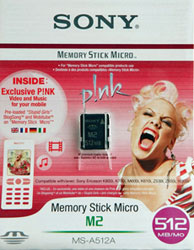 P!nk Memory Stick Micro
