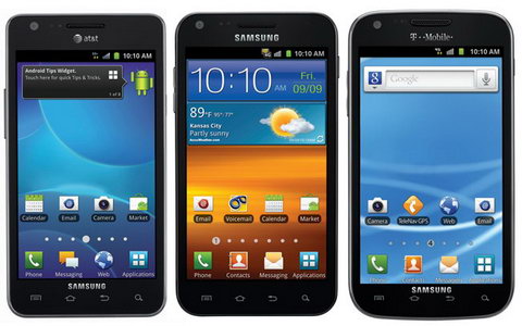 Samsung Galaxy S 2  AT&T, Sprint  T-Mobile