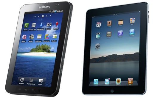 iPad, Galaxy Tab