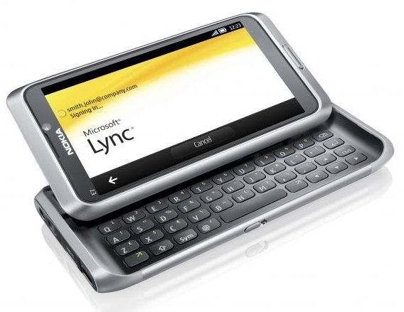 Nokia E7 Microsoft Lync