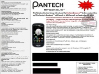 Pantech Breakout    Verizon 22 
