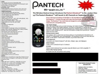 Pantech Breakout    Verizon 22 