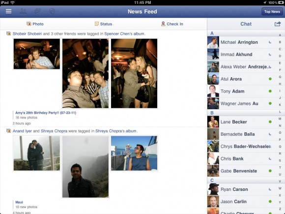  Facebook  iPad    iPhone 5