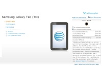 AT&T   Samsung Galaxy Tab  99 