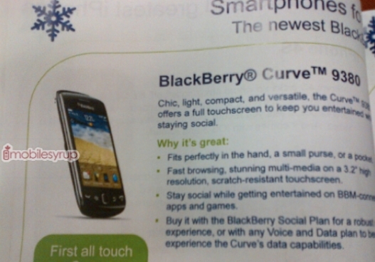 BlackBerry Curve 9380