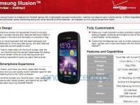 Verizon      Samsung Illusion
