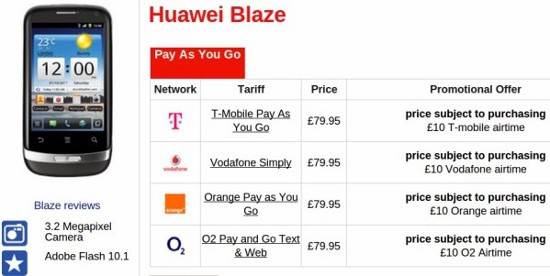 Huawei Blaze