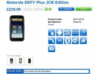 Motorola Defy+ JCB Edition    