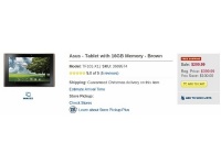 Asus Eee Pad Transformer  Best Buy   299,99 