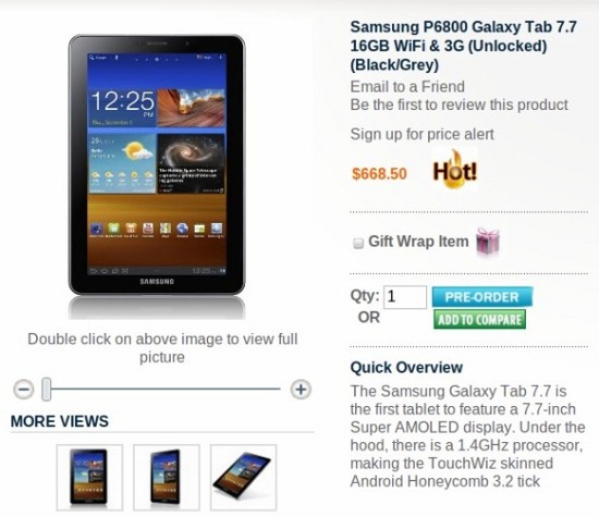 Samsung Galaxy Tab 7.7