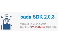 Samsung  bada 2.0.3 SDK